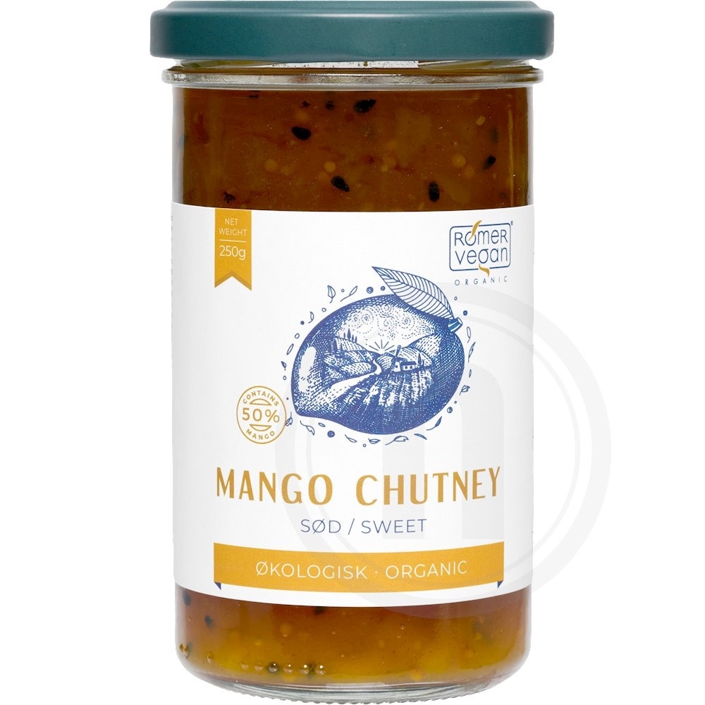 Mango chutney (sød) øko.