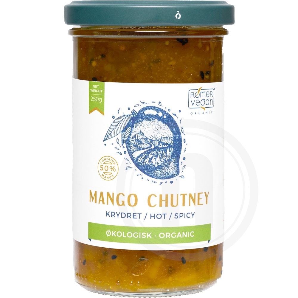Mango chutney (stærk) øko.
