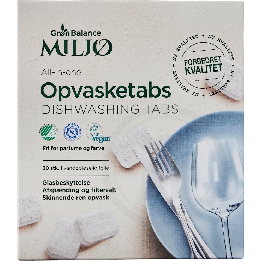 Grøn Balance Maskinopvask alt-i-en