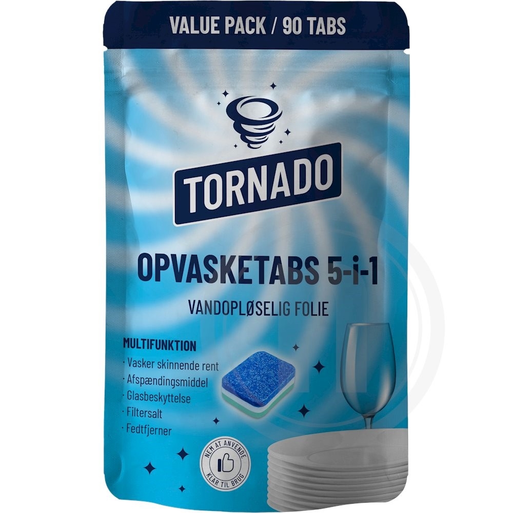 Maskinopvask (tabs)