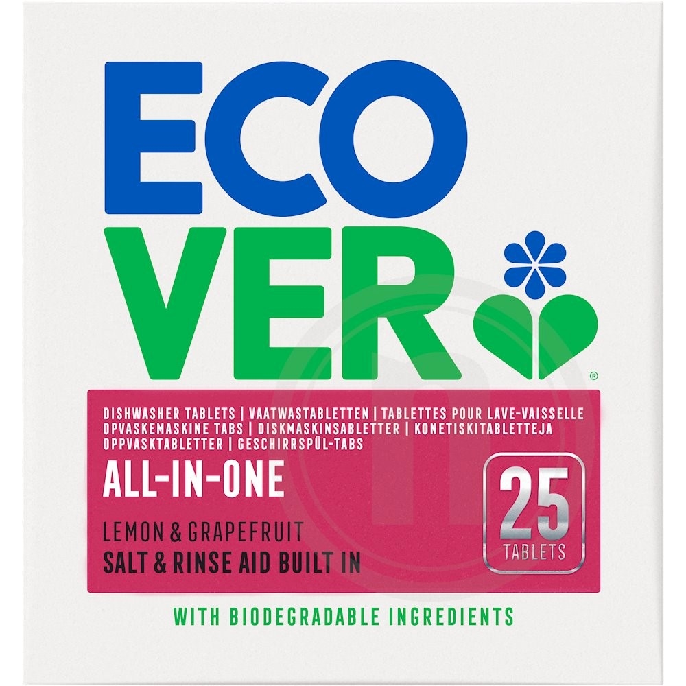 Ecover Maskinopvask All-In-One tabs .