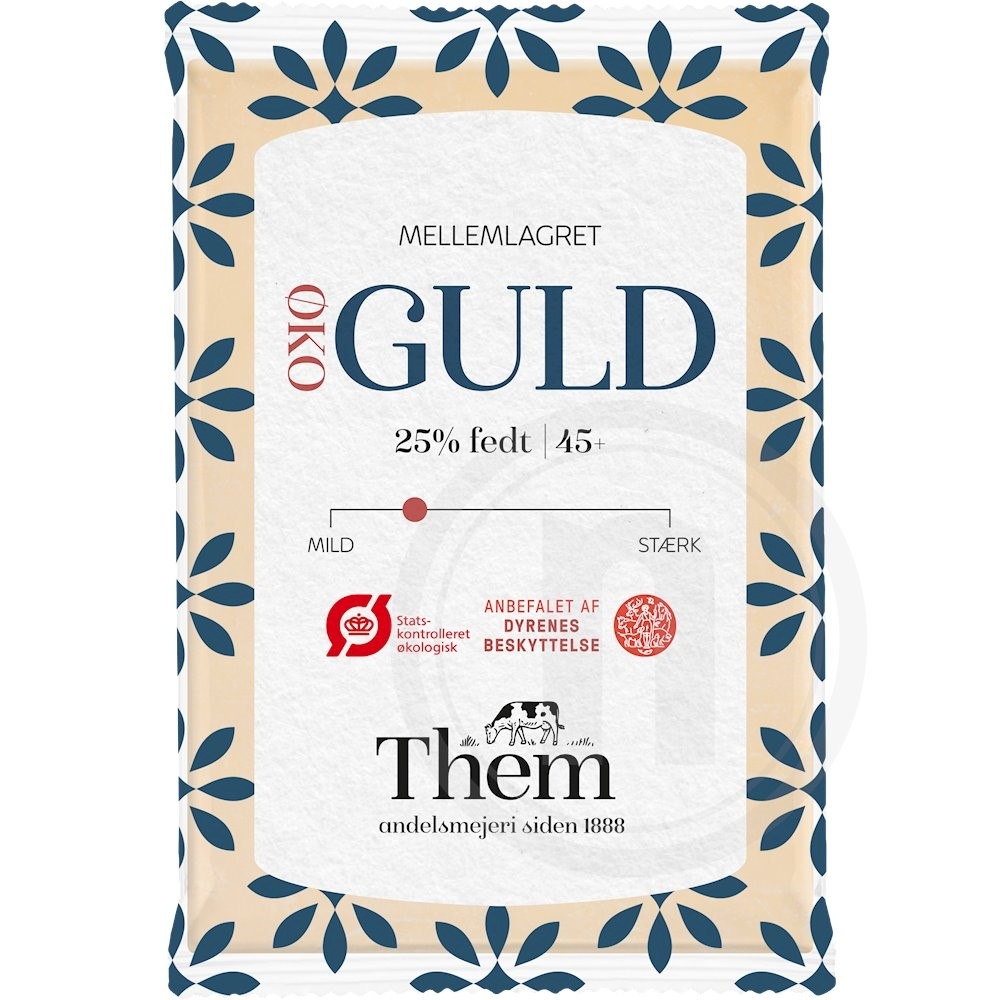 Them Mellemlagret Guld Øko