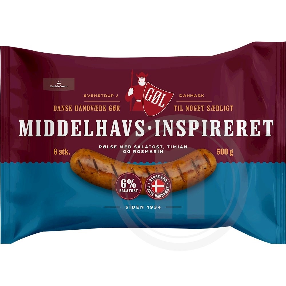 Middelhavs inspireret pølser