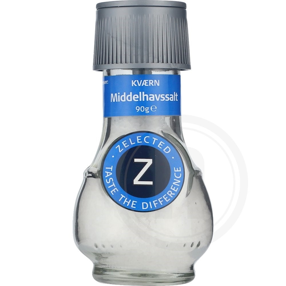 Zelected Foods Middelhavssalt kværn