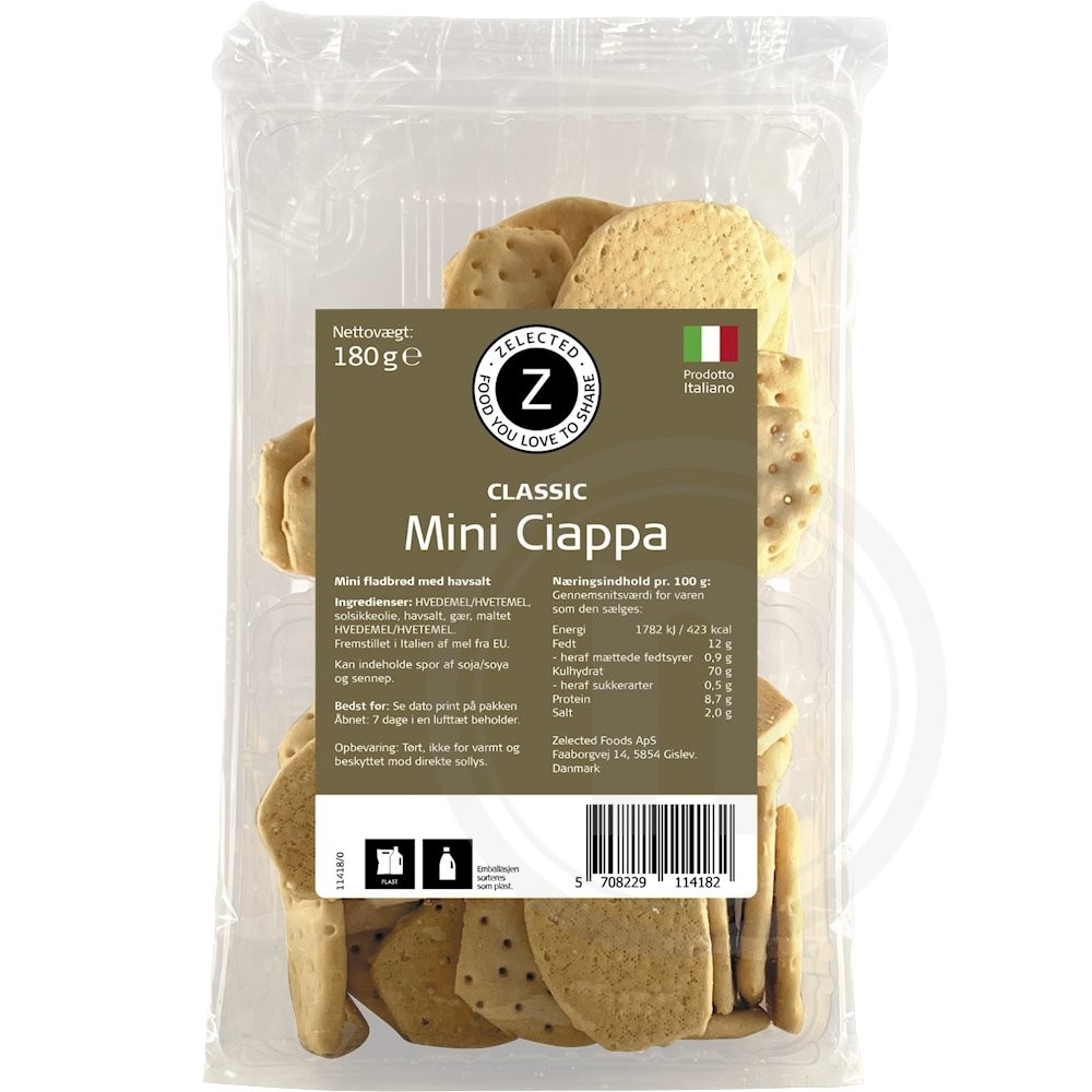 Zelected Foods Mini Ciappa med Havsalt