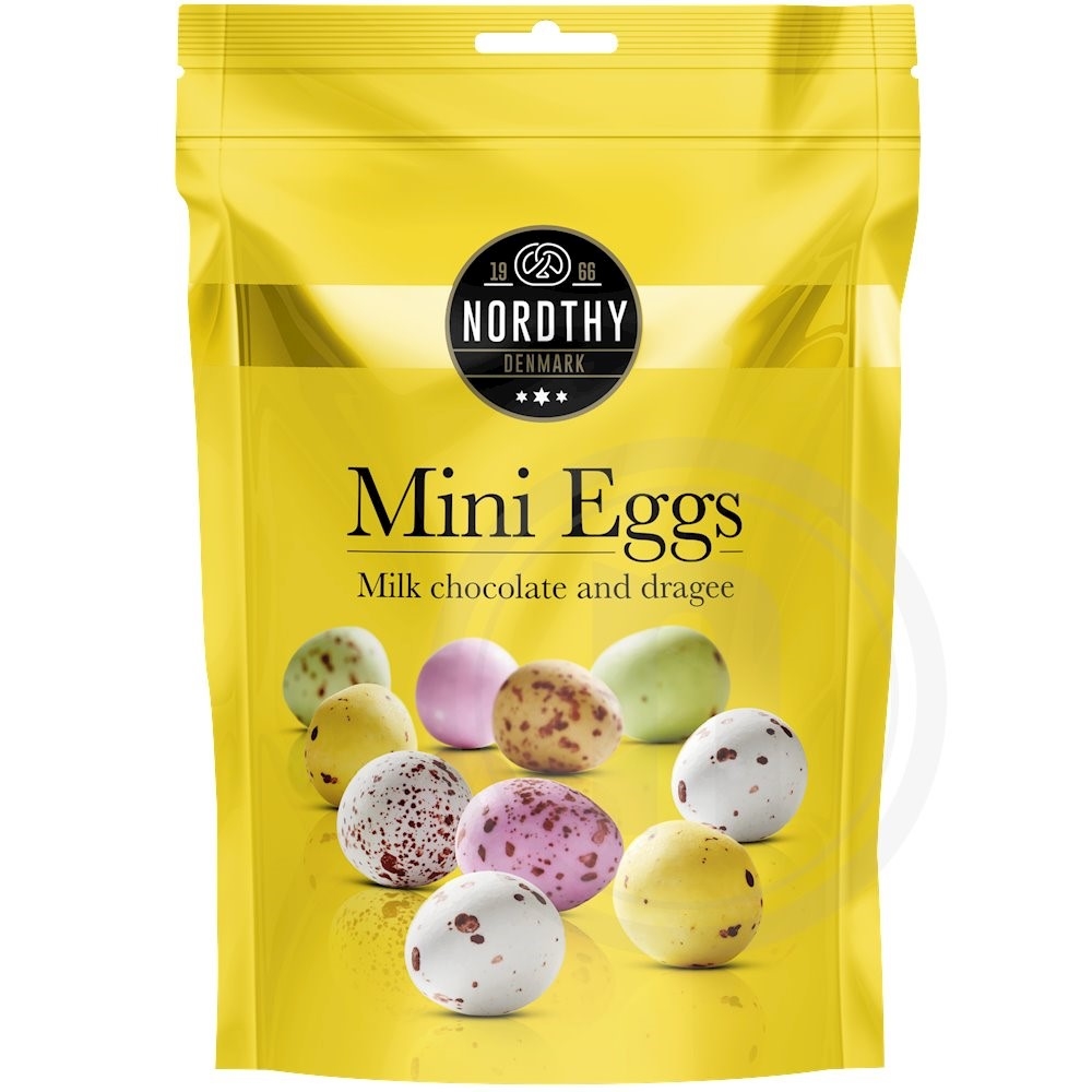 Nordthy Mini Eggs med mælkechokolade