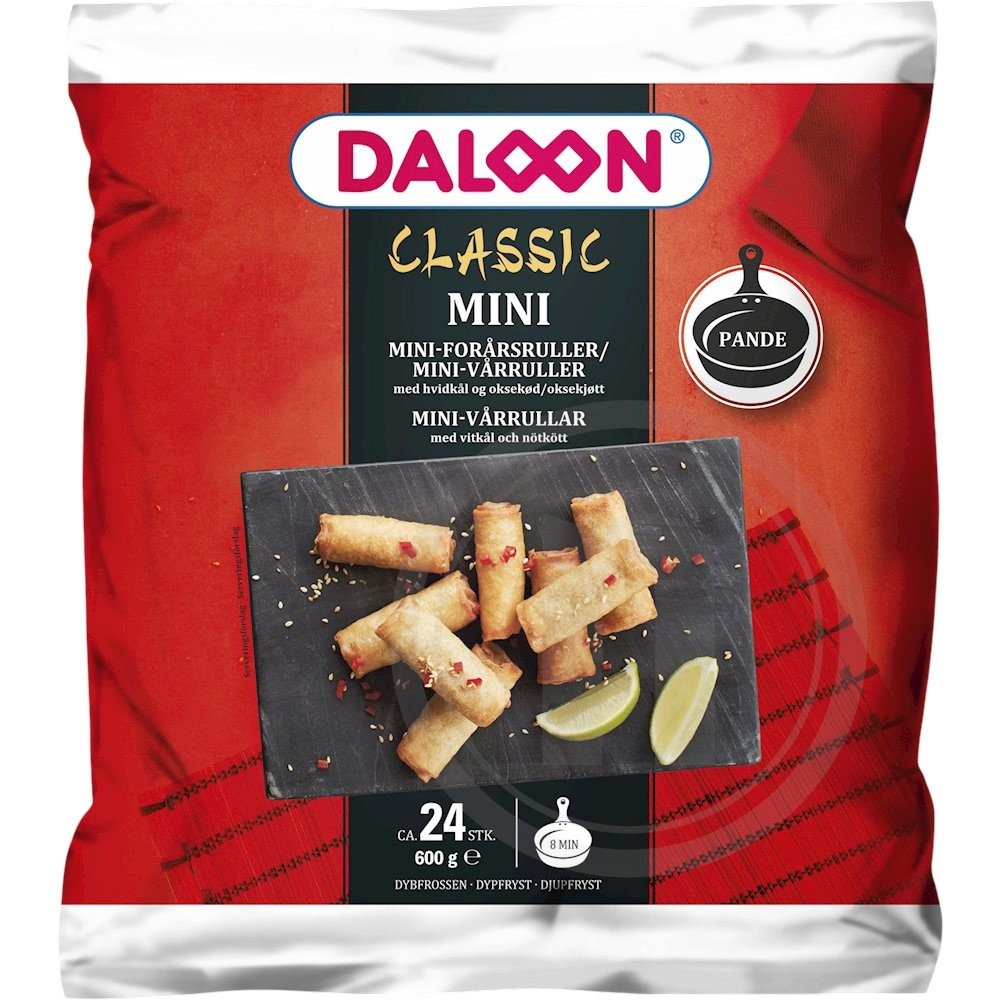 Daloon Mini Forårsruller med Oksekød