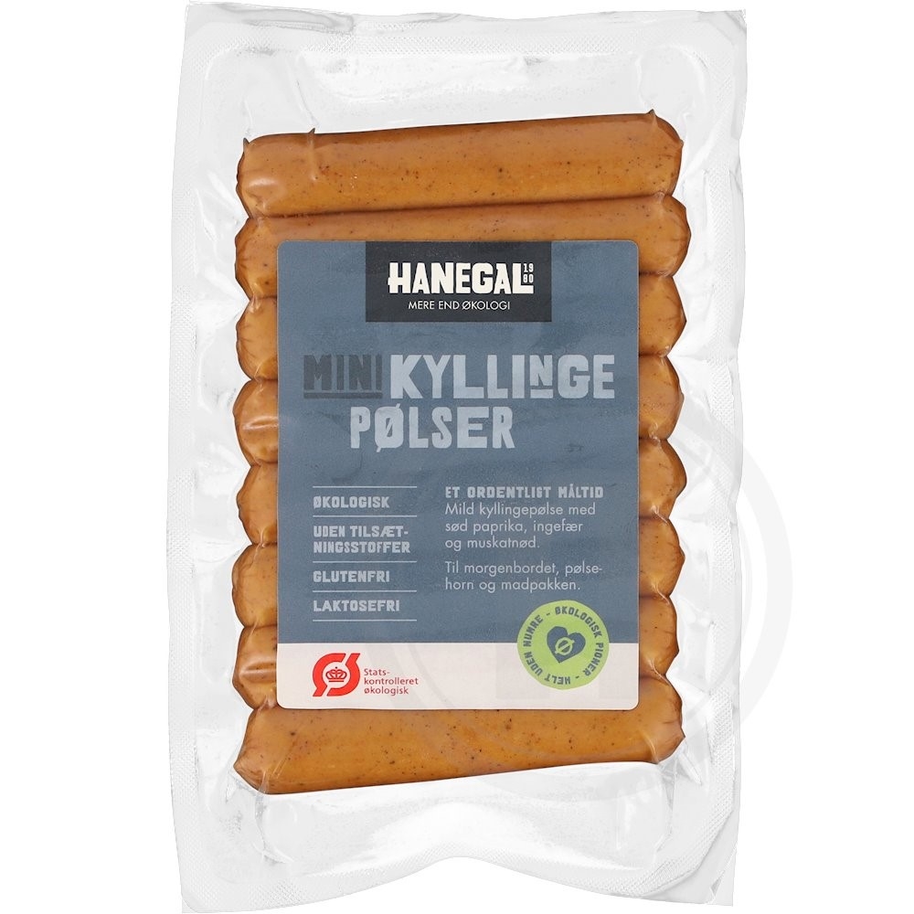 Mini kyllingepølser øko.