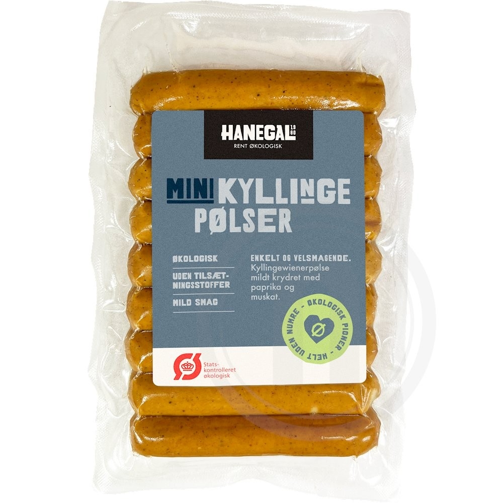 Mini kyllingepølser øko.