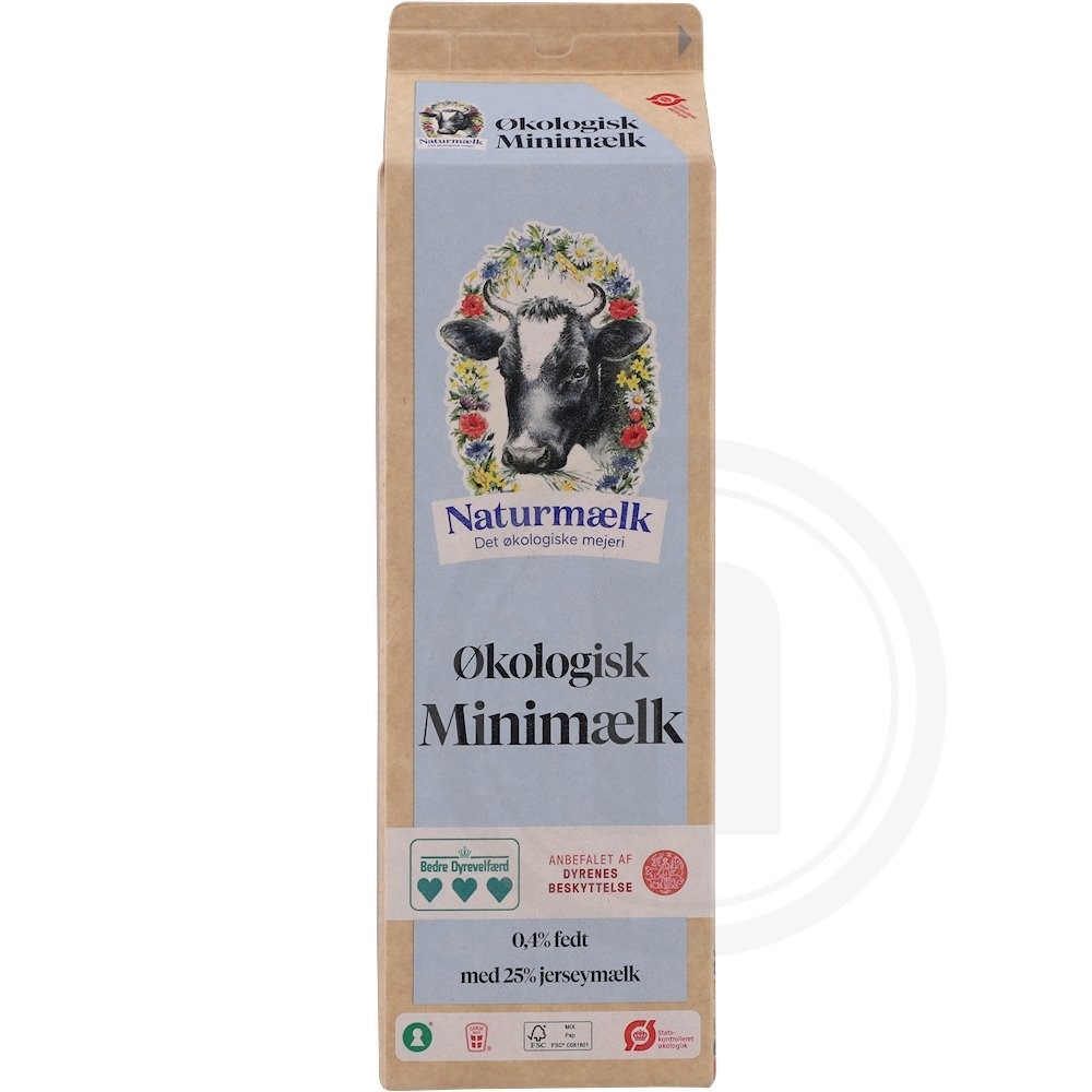 Naturmælk Minimælk Jersey Økologisk 25%