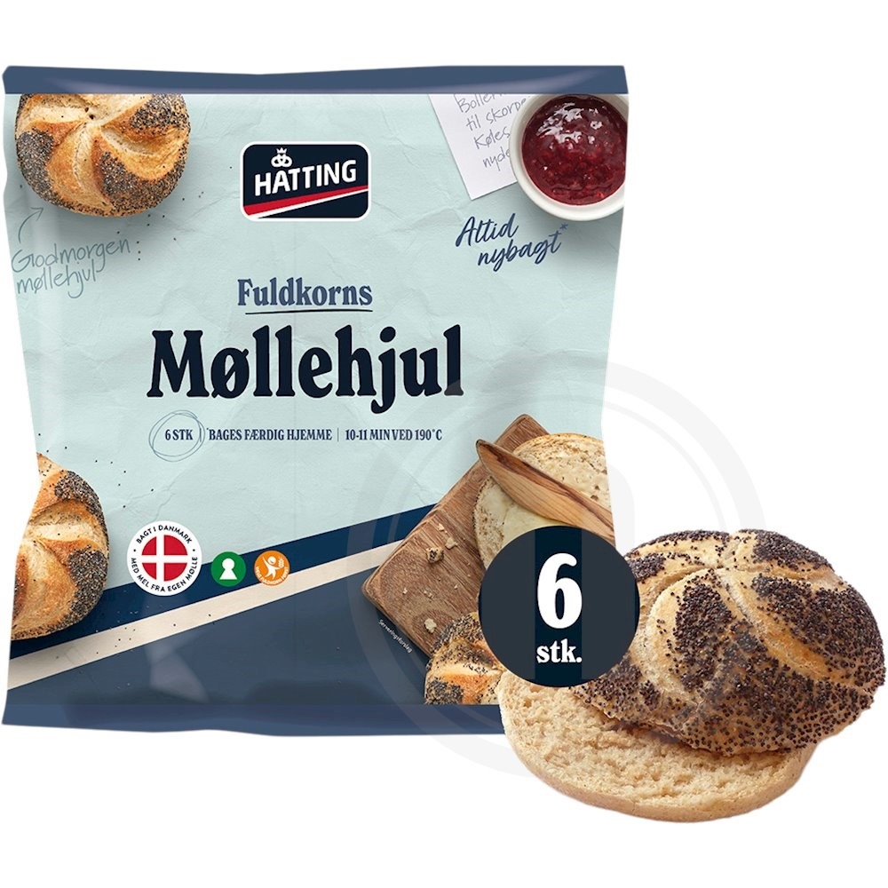 Hatting Møllehjul med fuldkorn