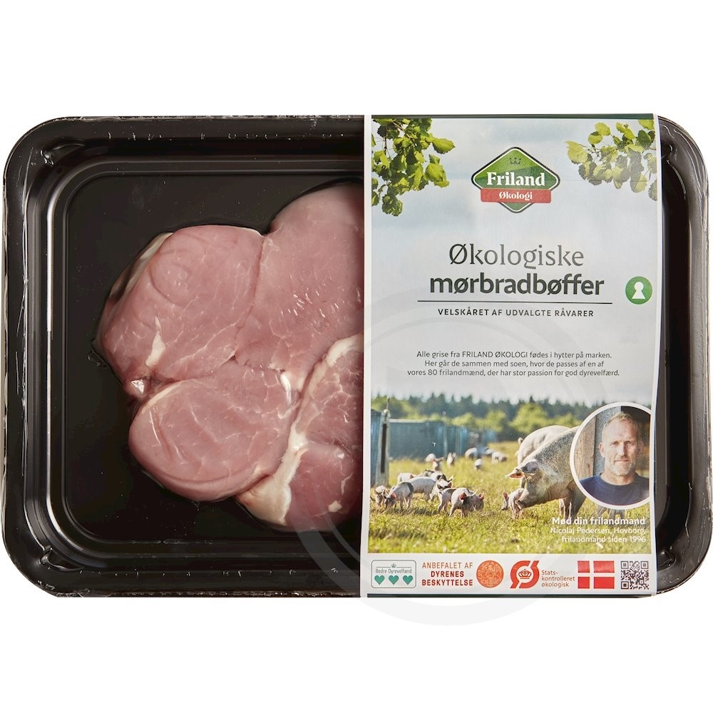 Friland Mørbradbøffer økologisk 300 g