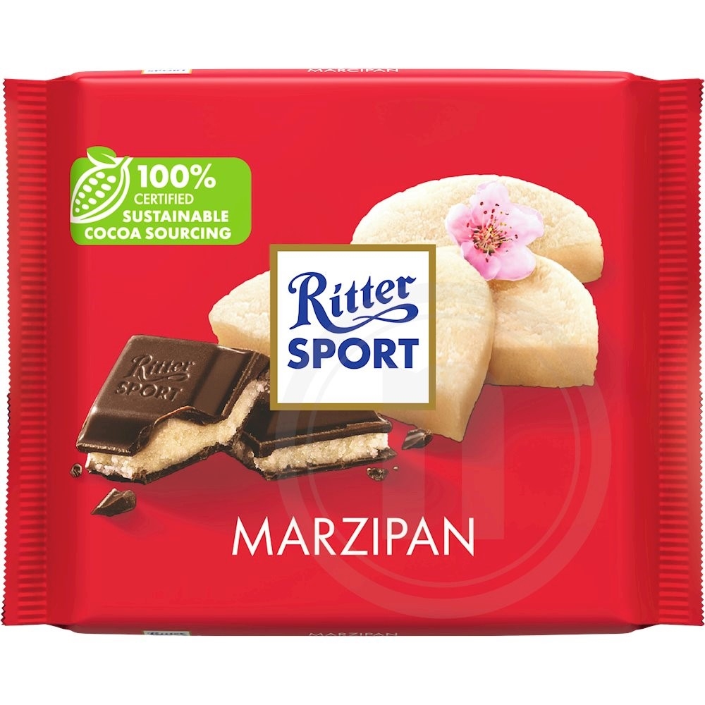 Mørk chokolade m. marcipan