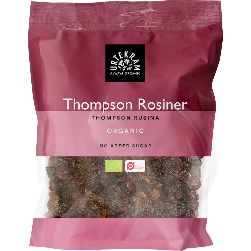 Urtekram Mørke rosiner øko.
