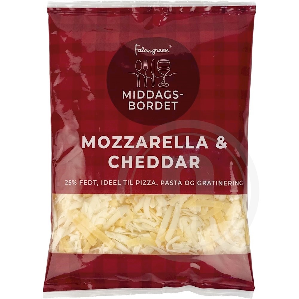 Middagsbordet Mozzarella/Cheddar revet