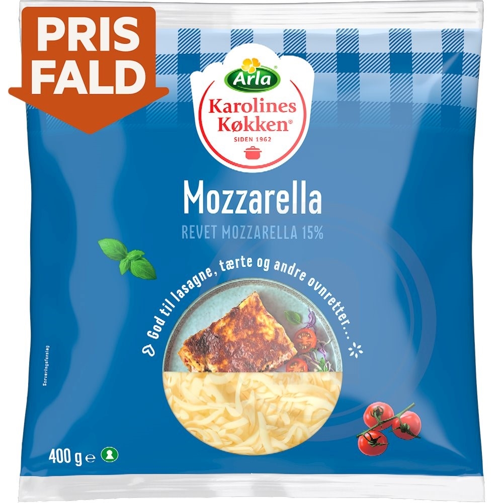 Mozzarella ost 15% (revet)