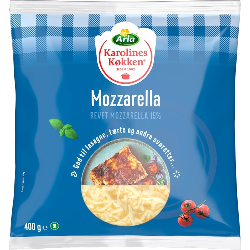 Mozzarella ost 15% (revet)