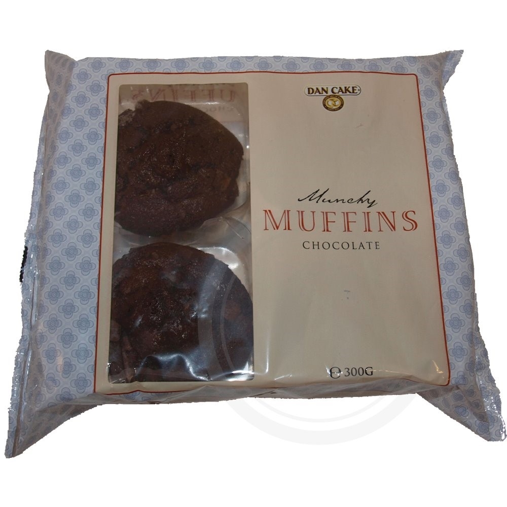 Muffins m. chokolade