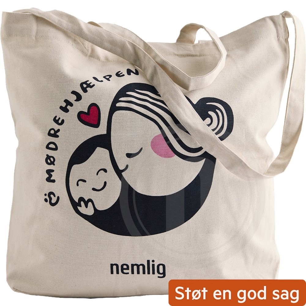 H:25 x B:52 x L:46 cm Mulepose Mødrehjælpen