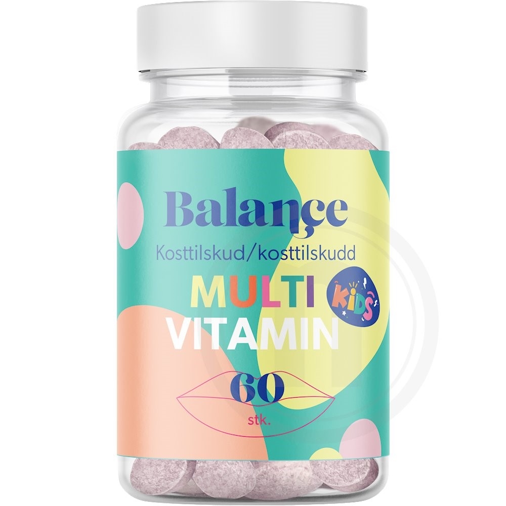 Balance Multivitamin til børn 60 stk
