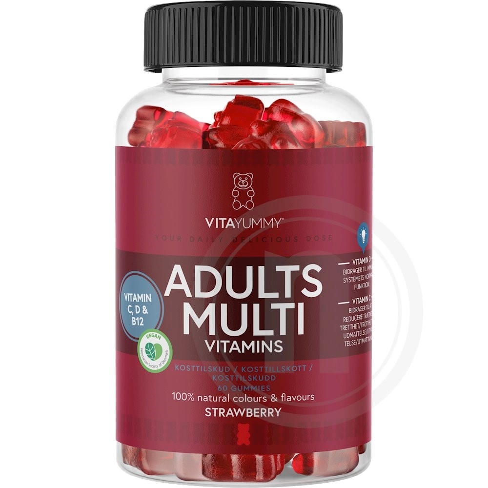 VitaYummy Multivitamin vegansk jordbær