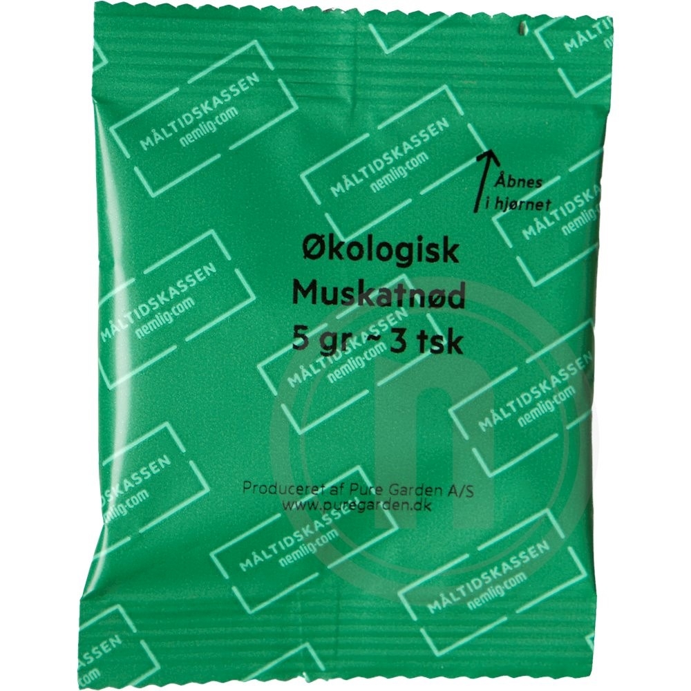 Muskatnød øko.