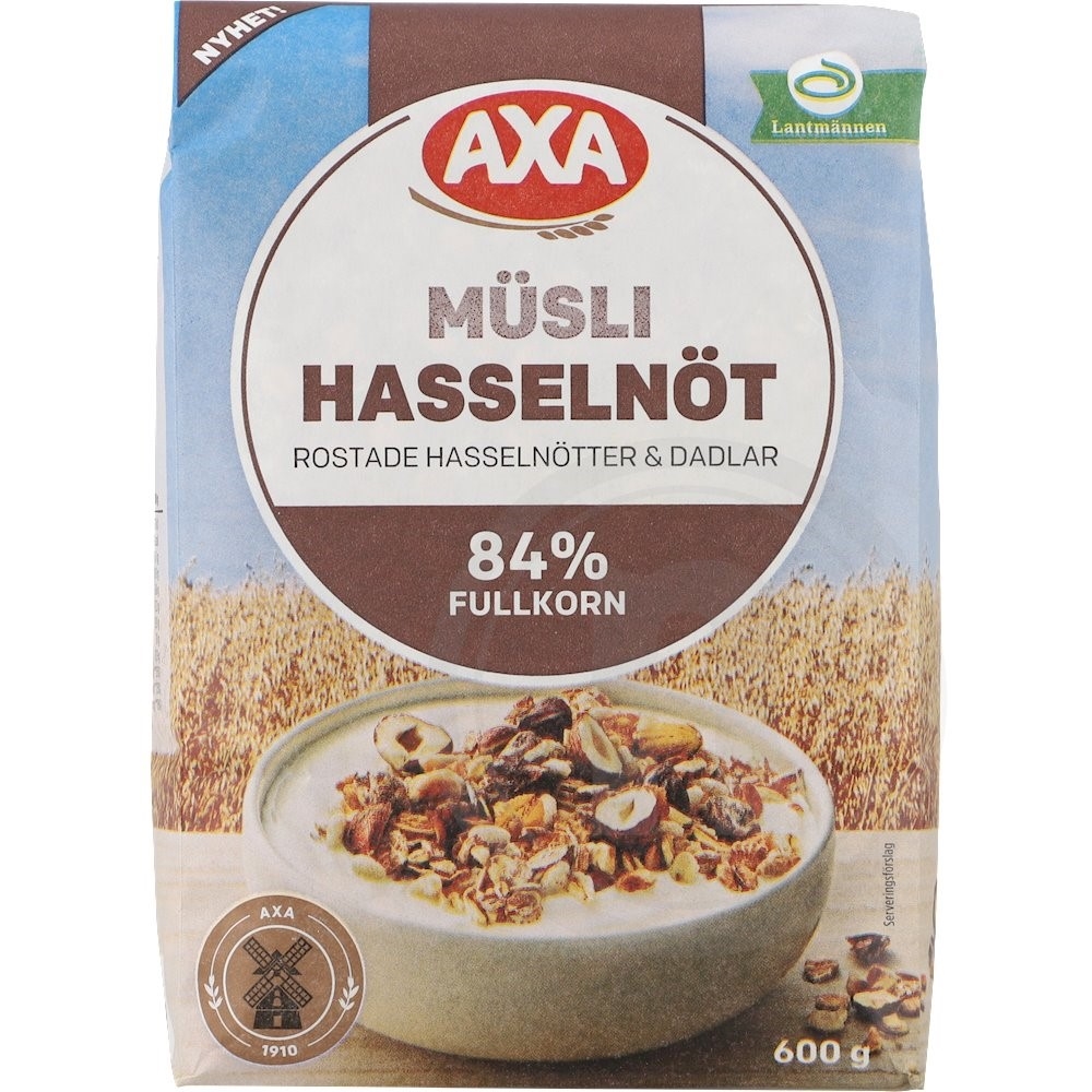 Müsli m. dadler og nødder