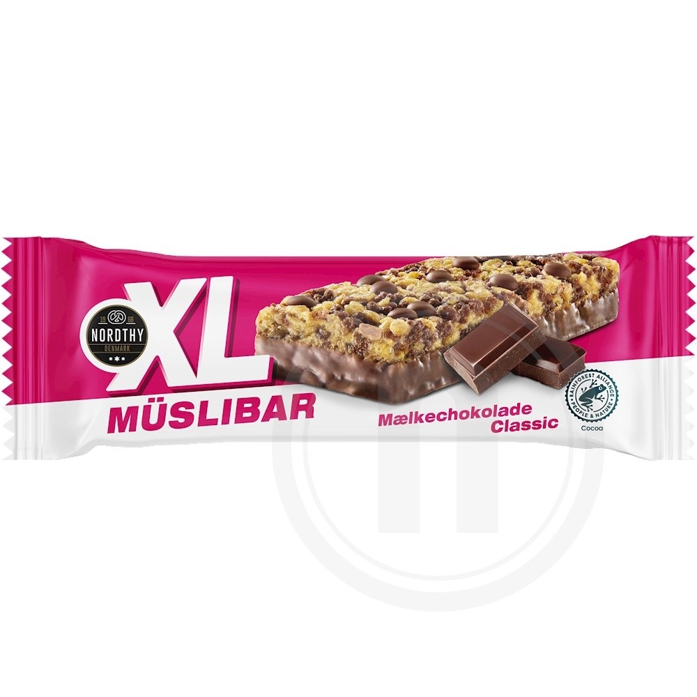 Müslibar m. mælkechokolade