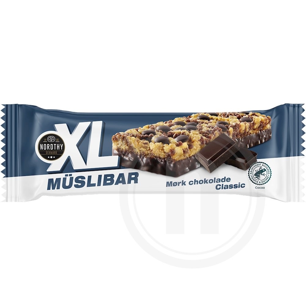 Müslibar m. mørk chokolade