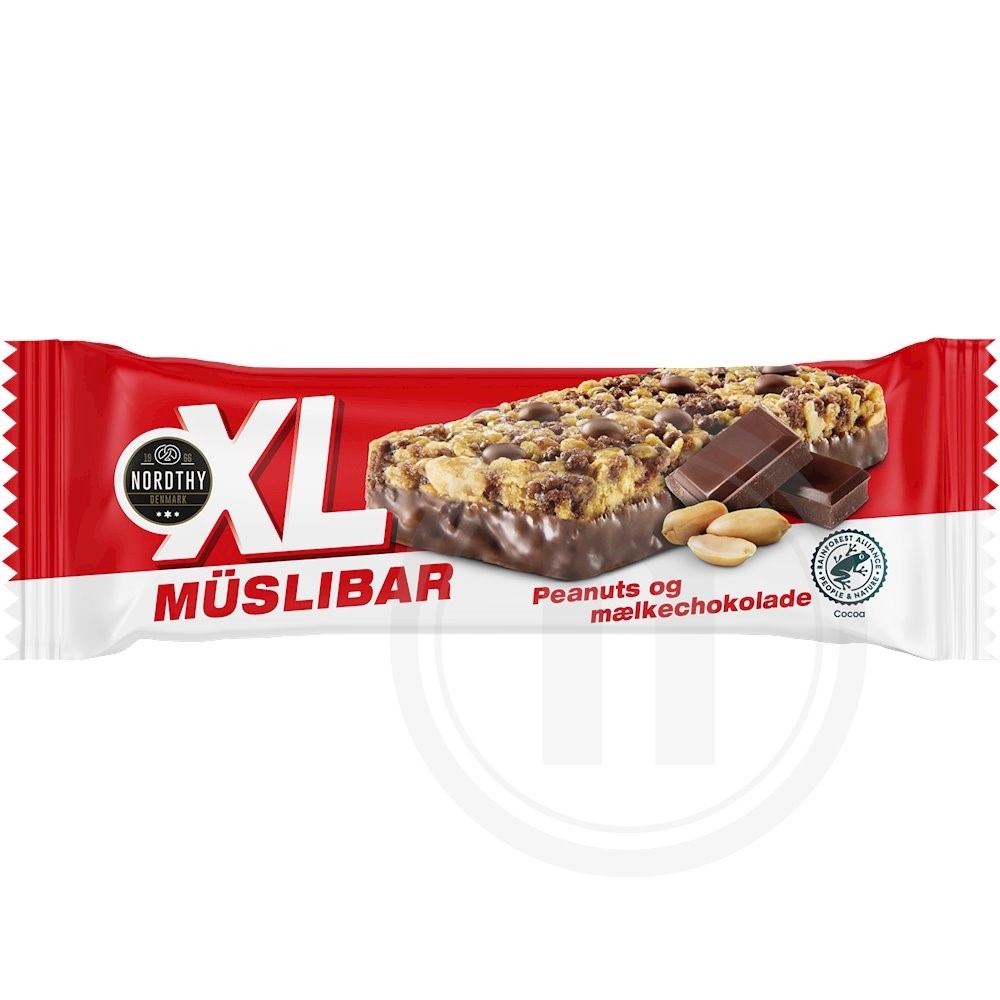 Müslibar m. peanuts (lys)