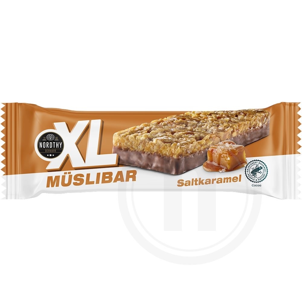 Müslibar m. saltkaramel