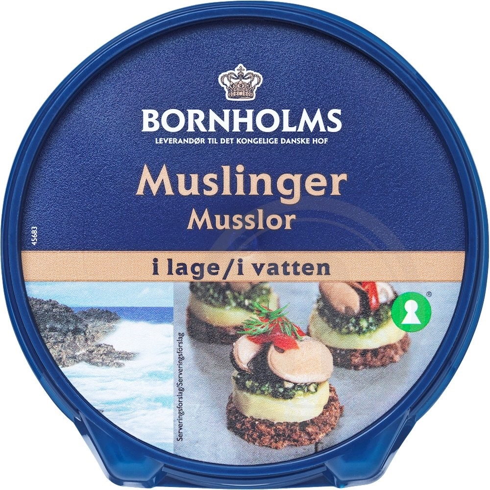 Muslinger i vand