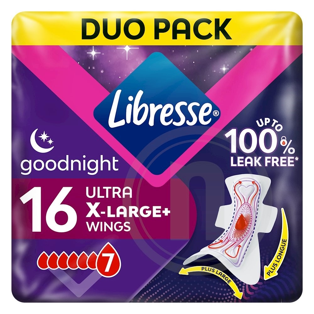 Libresse Ultra Natbind med Vinger