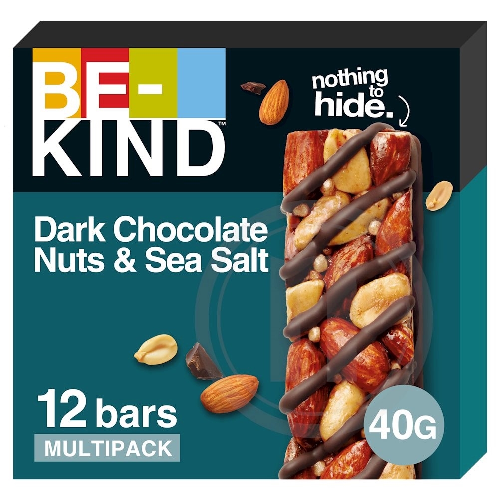 Nøddebar m. mørk chokolade