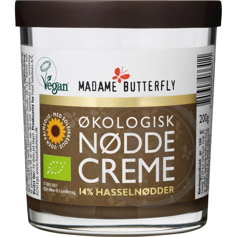 Nøddecreme vegansk økologisk