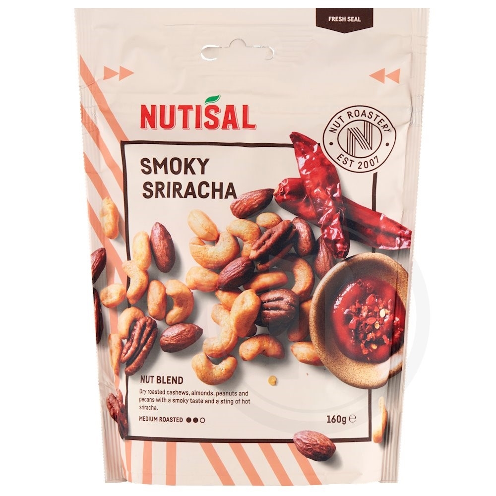 Nutisal Nøddemix røget Sriracha