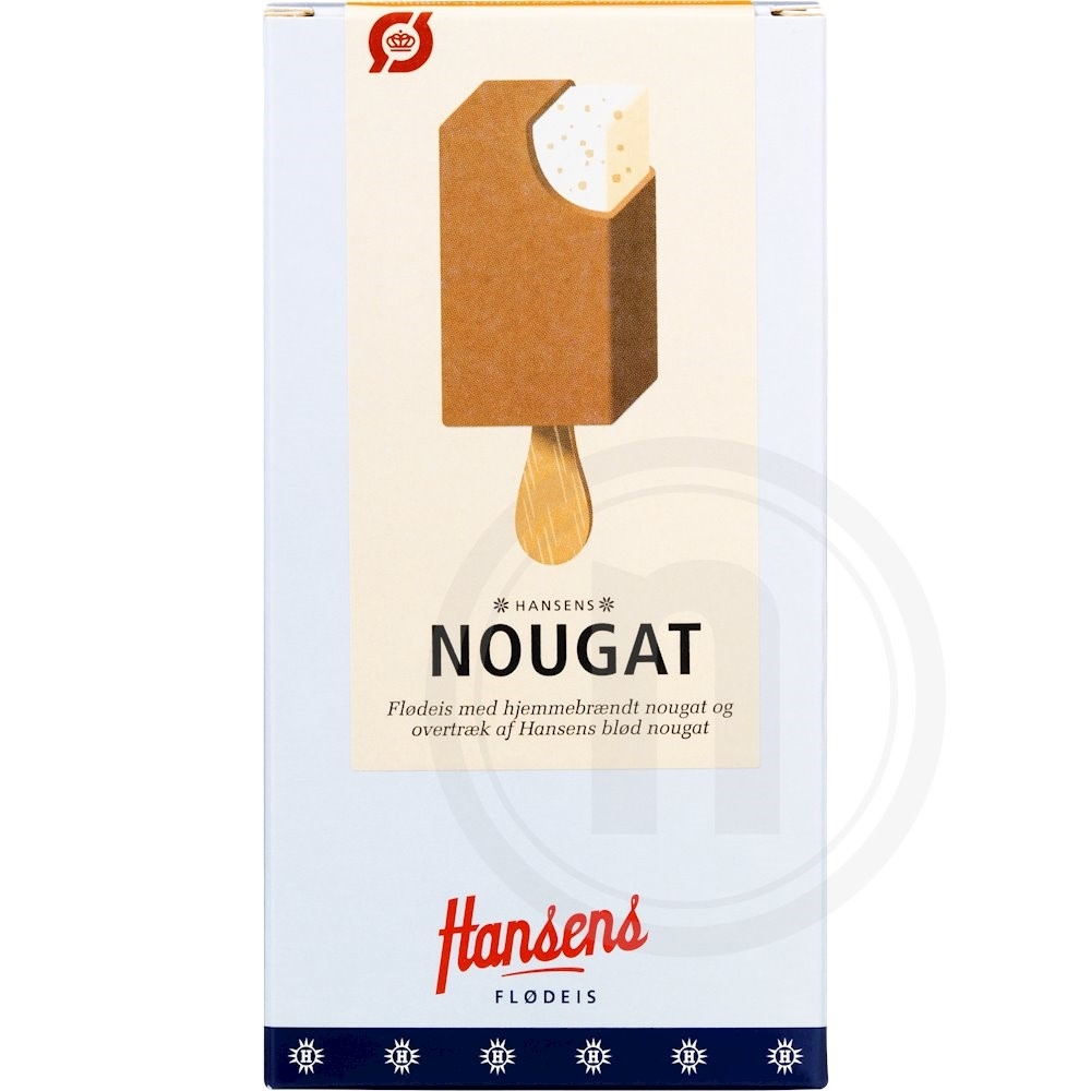 Hansens Flødeis Nougatis Øko.