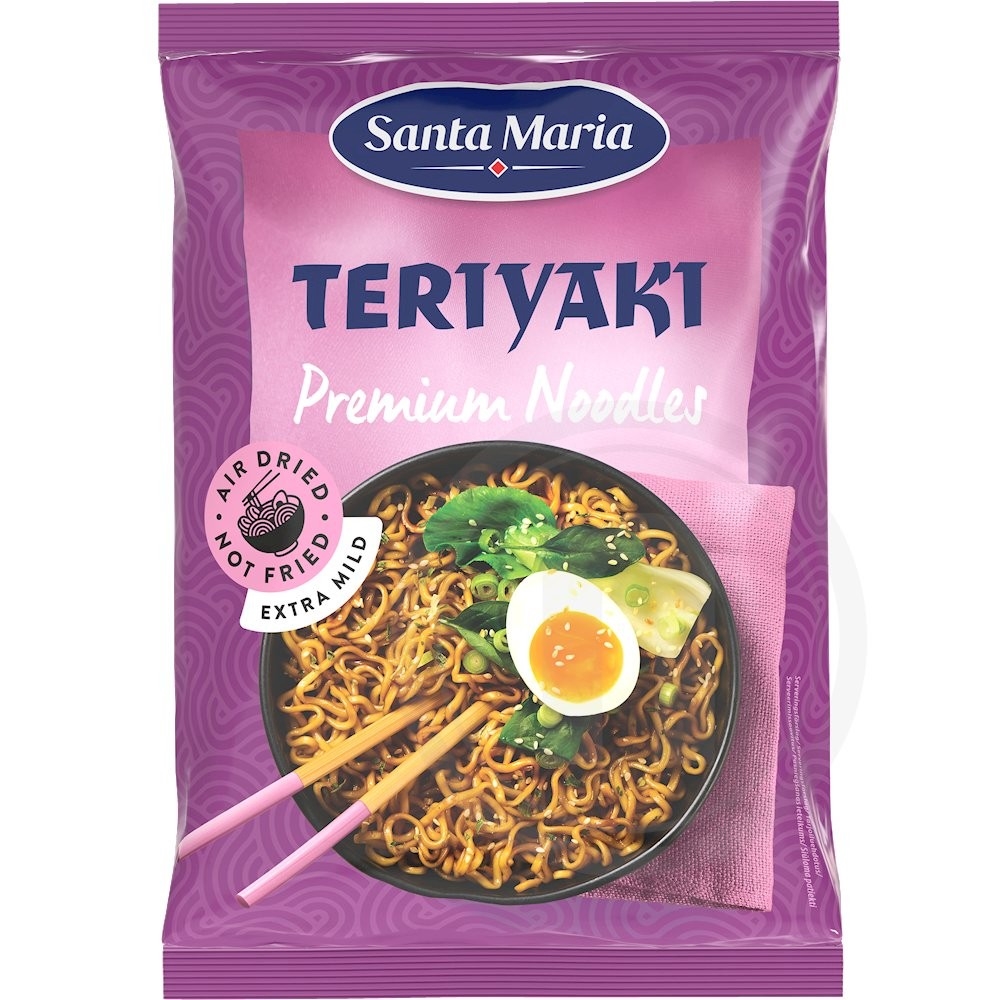 Nudler m. teriyaki