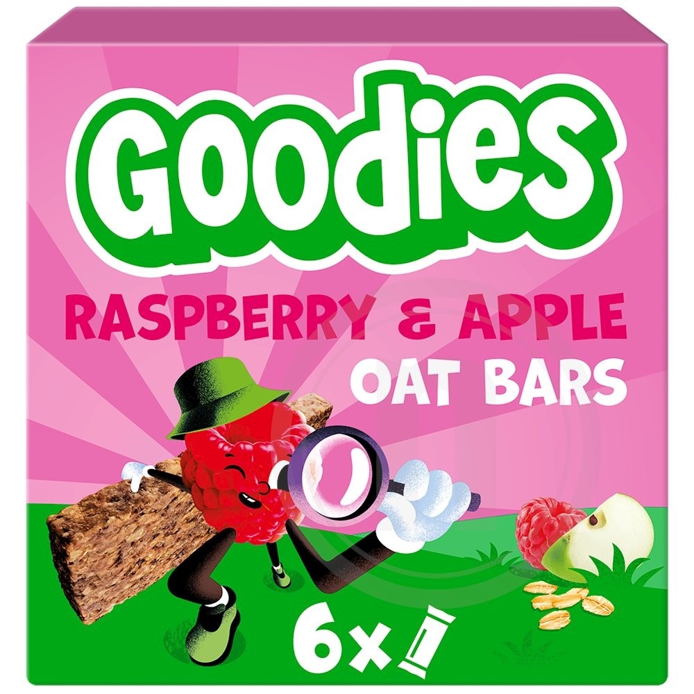 Oaty bar m. hindbær & æble