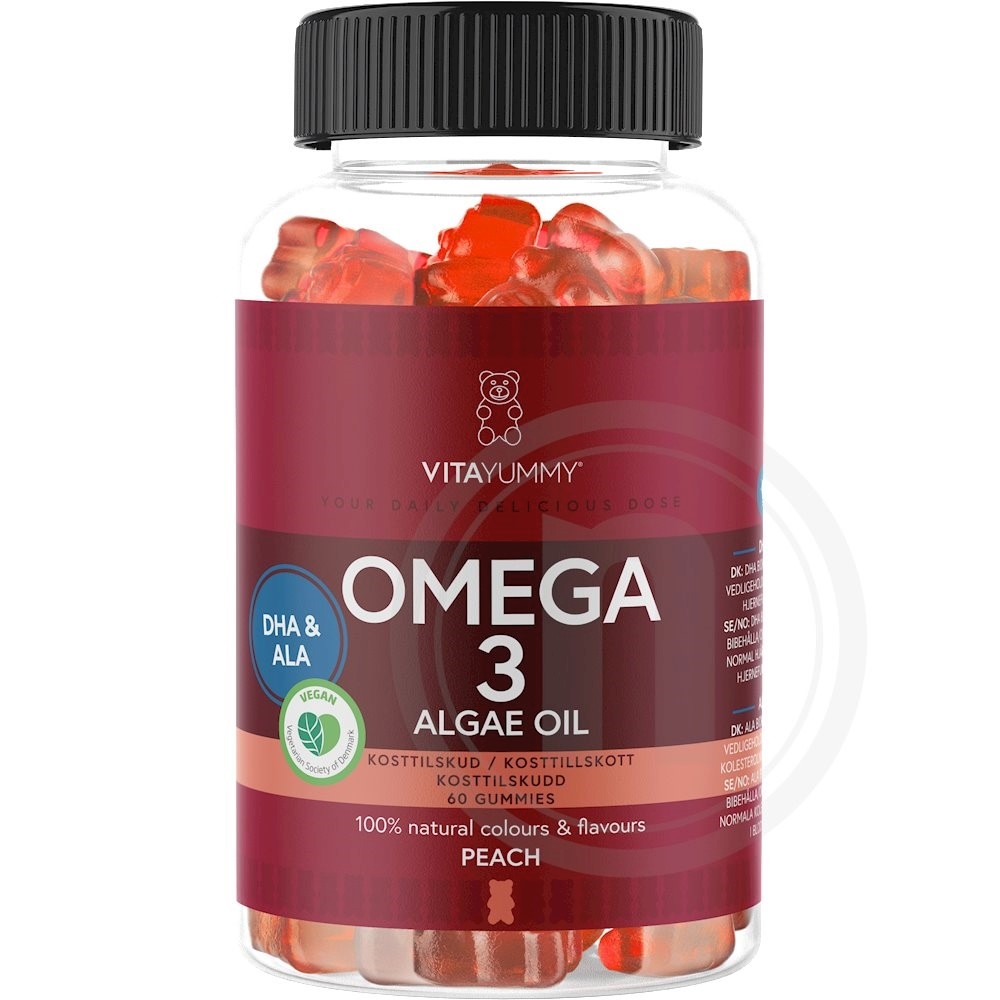 VitaYummy Omega 3 Vitamin Fersken