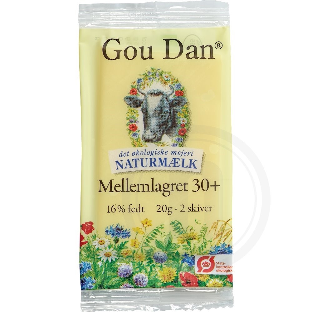 Ost i skiver 30+ øko.