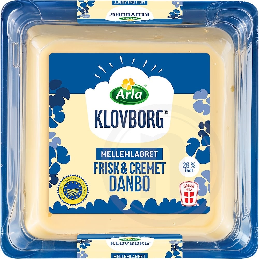 Arla Klovborg Danbo Ost 45+