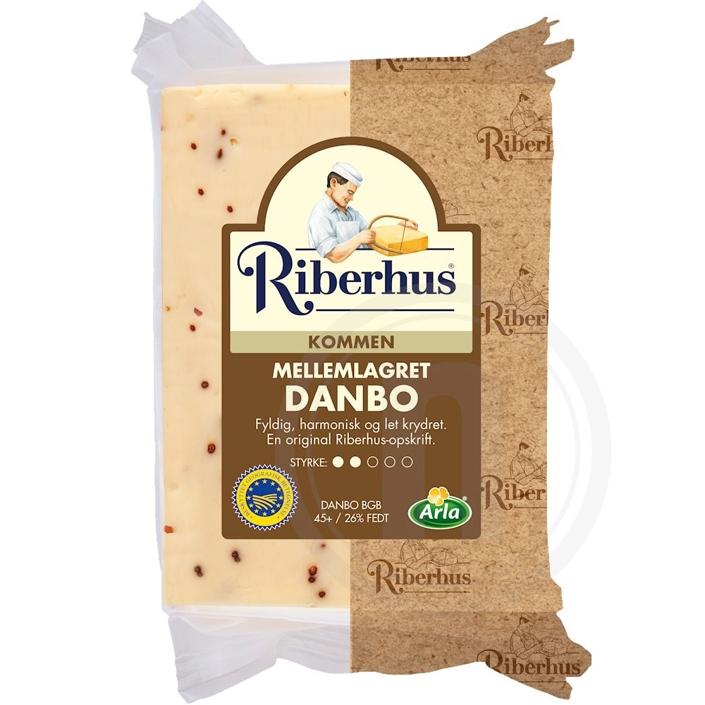 Riberhus Danbo ost m. kommen