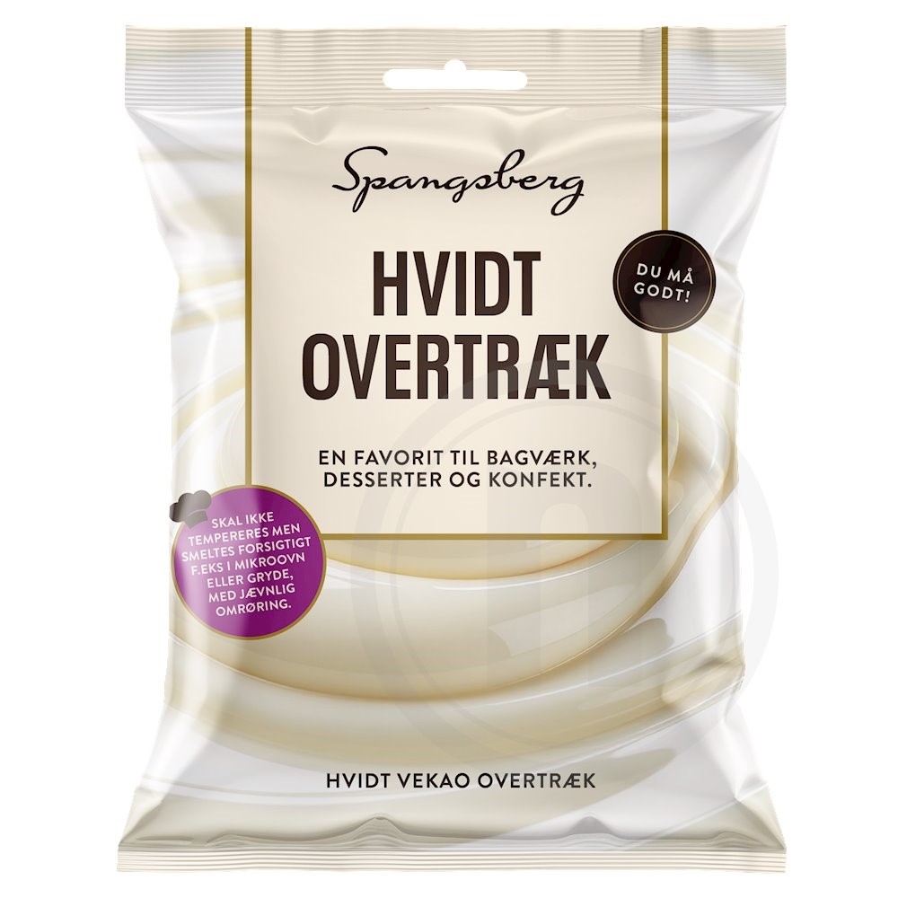 Overtræksknapper (hvid)
