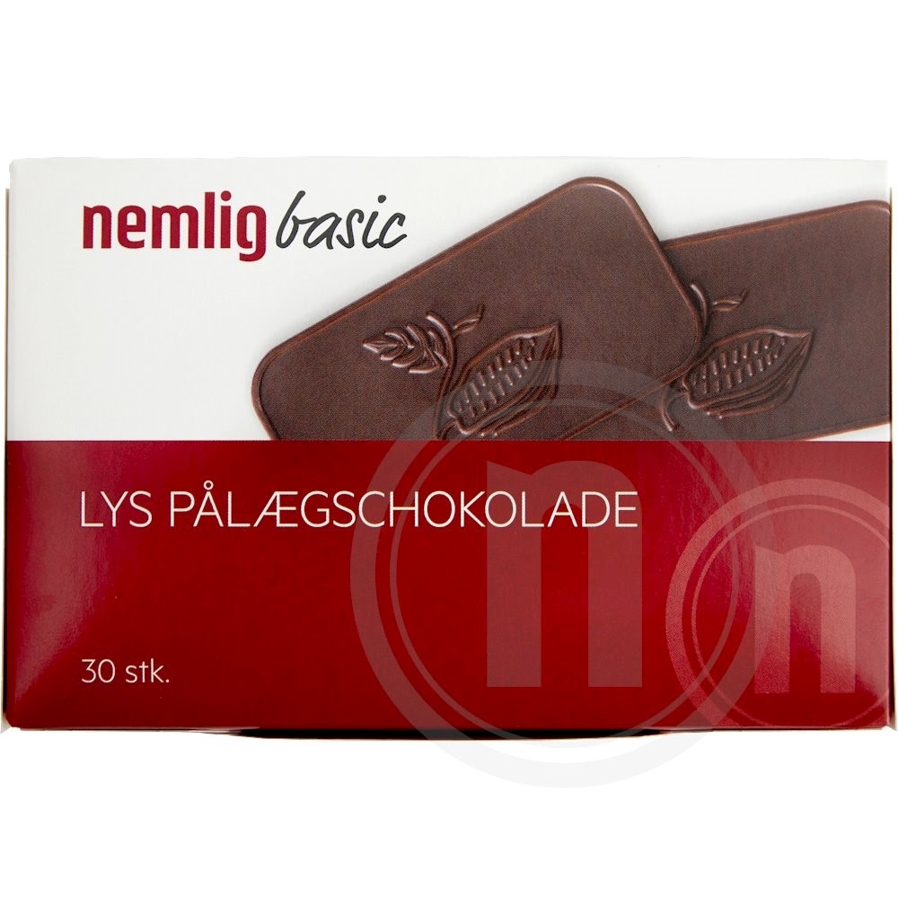 Pålægschokolade (lys)