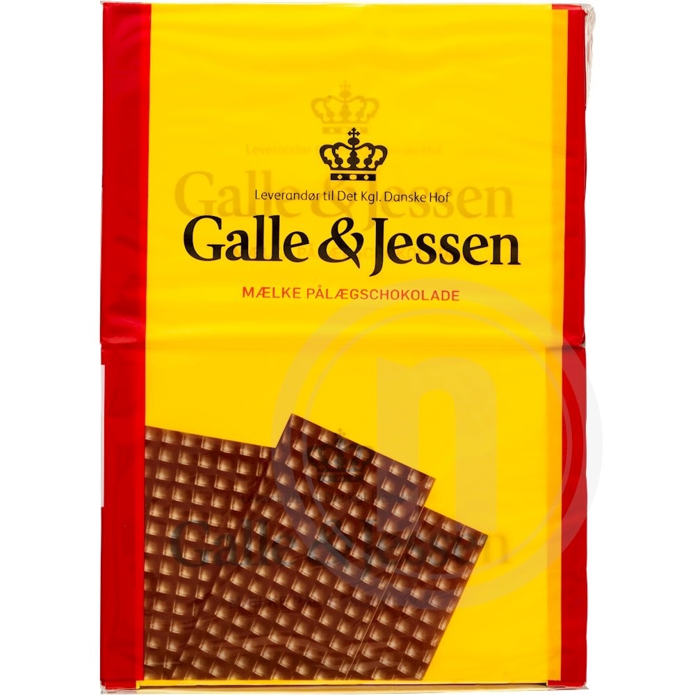 Galle & Jessen Pålægschokolade lys