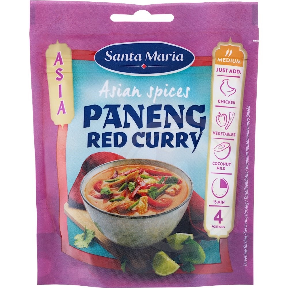 Santa Maria Paneng rød karry 32 g