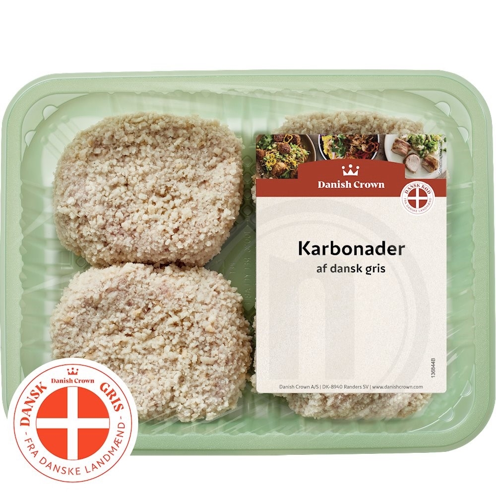 Danish Crown Panerede karbonader 400 g