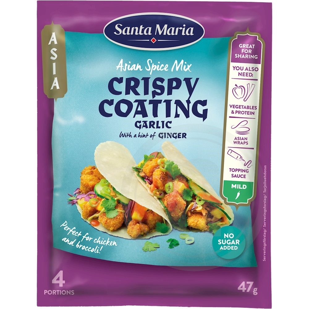 Santa Maria Panering Hvidløg 47 g