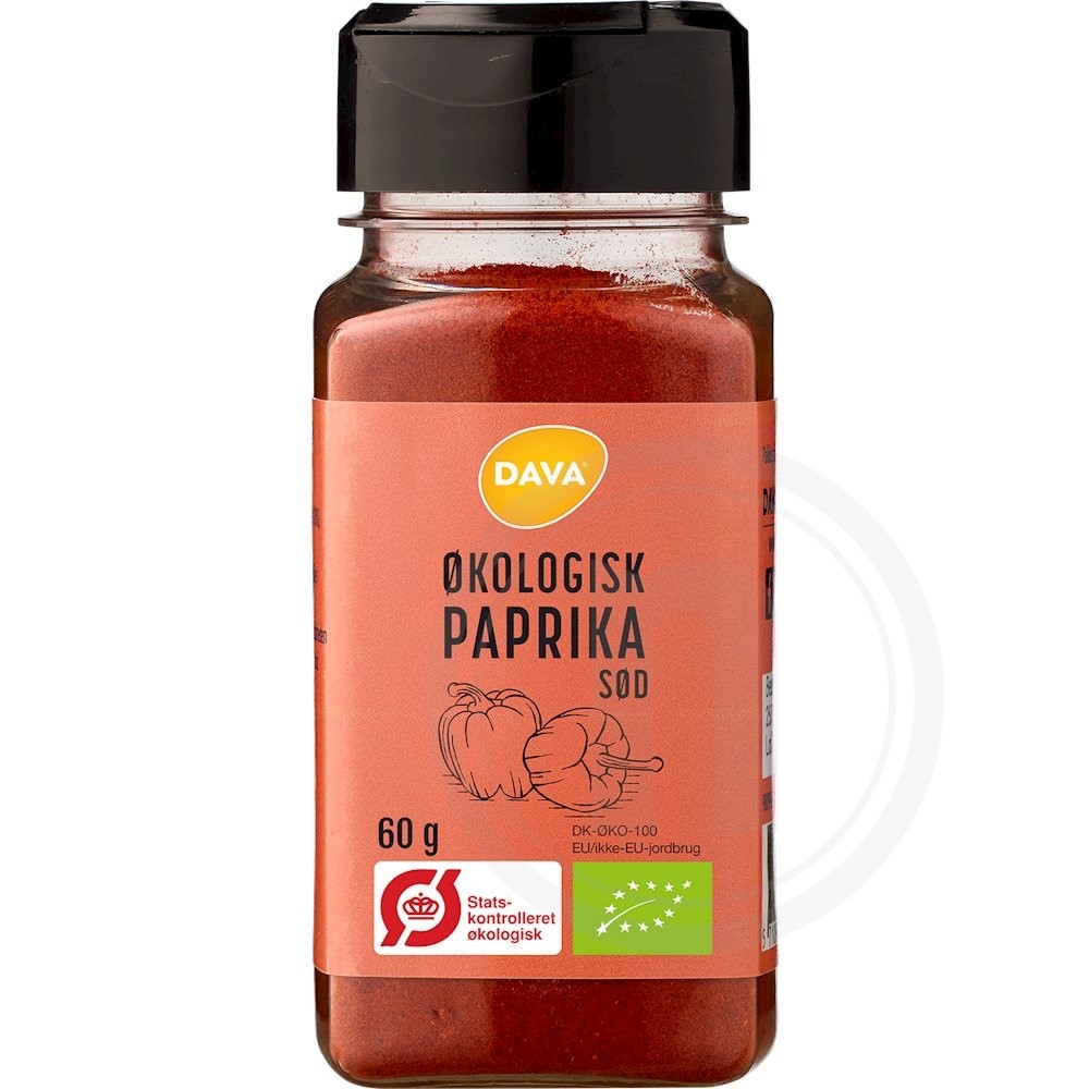 Dava Paprika Sød Økologisk